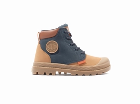 Waterproof Motorcycle Shoes 57216-253-M | PAMPA HI CUFF WP OZ | DEAR BROWN/MOOD INDIGO