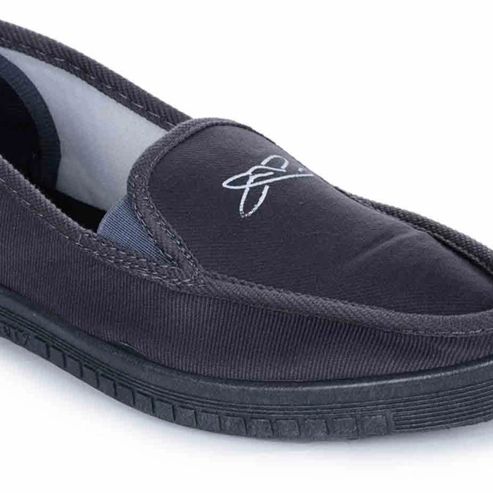 Gel Blade Badminton Shoes A-HA Grey Casual Non Lacing Shoes For Men WALKER-E By Liberty