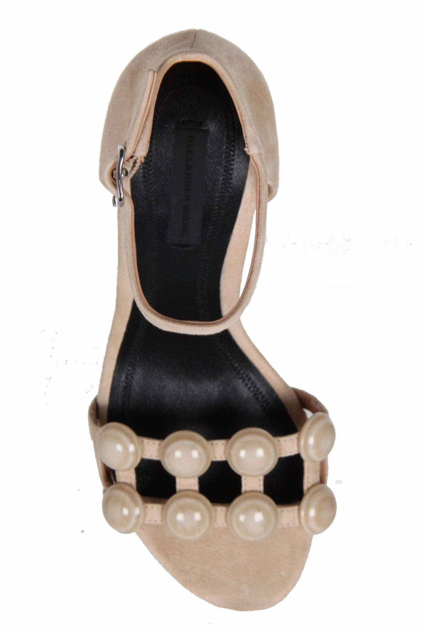 Abby Sandal 80 Suede, Cashmere/Resin Game High Heels