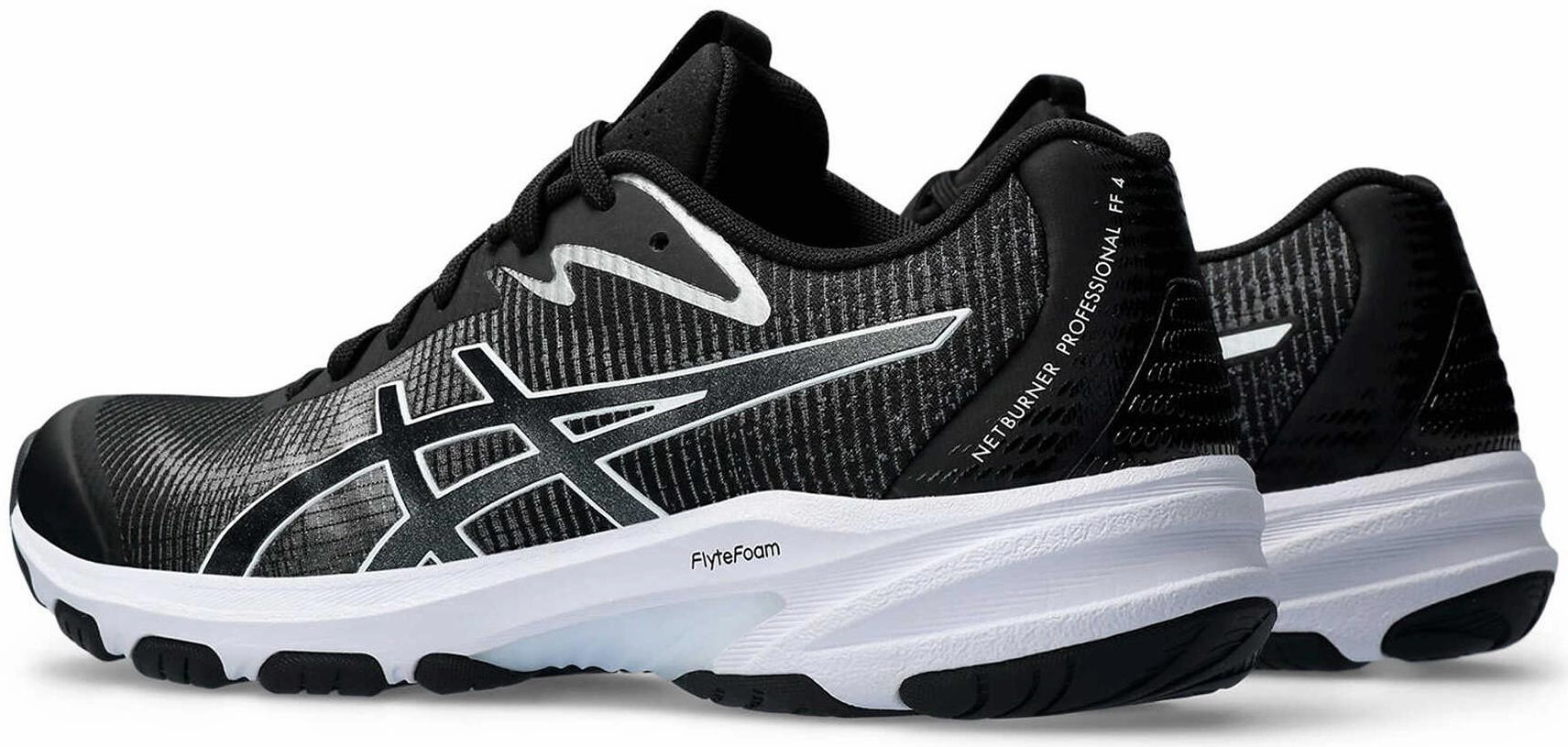 Size Guide Asics Shoes Netburner Professional FF 4 Women's Netball Shoes (Width B)