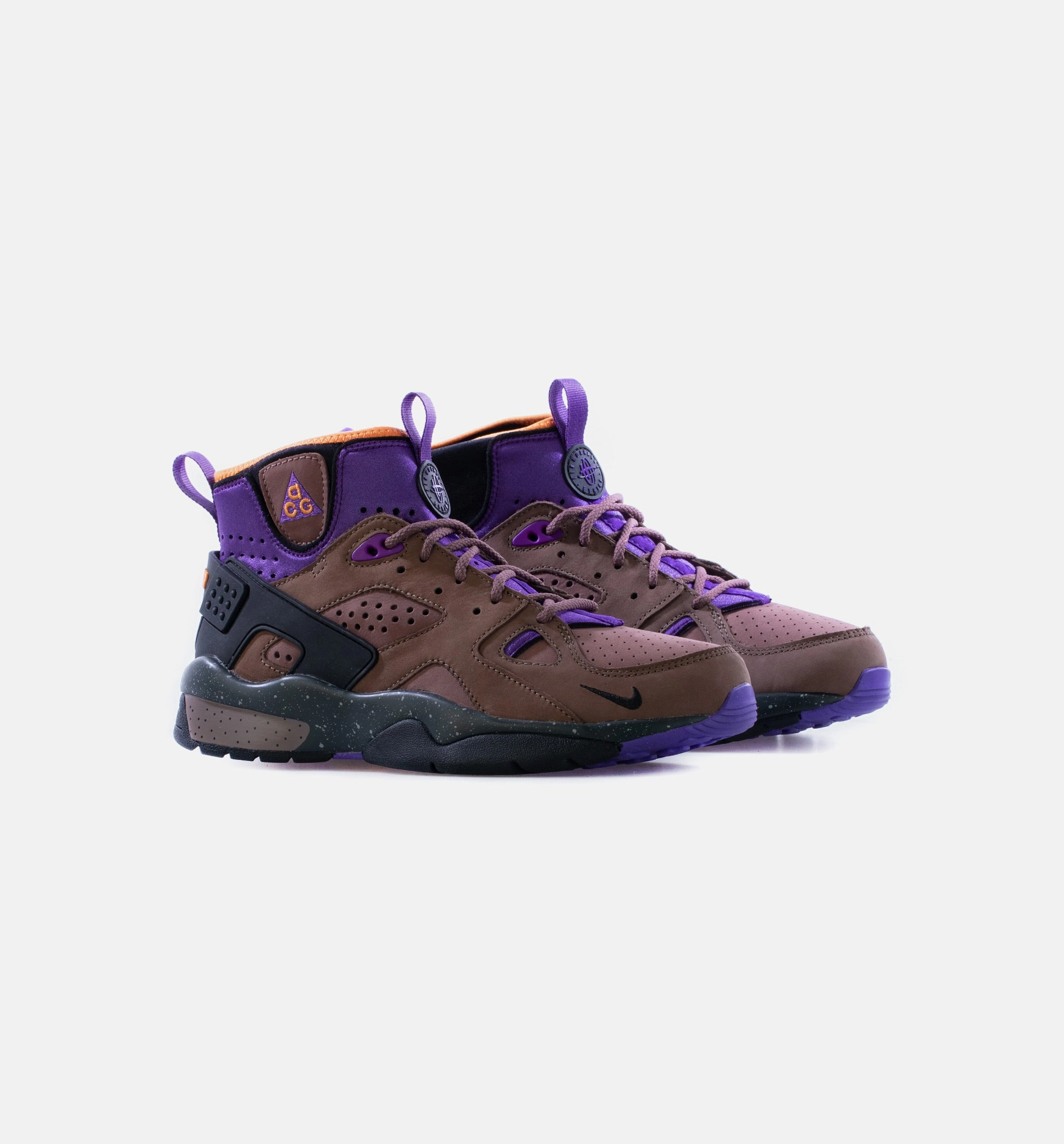 Trail Running Shoes For Stability ACG Air Mowabb Trail End Brown Mens Lifestyle Shoe - Brown/Purple/Black