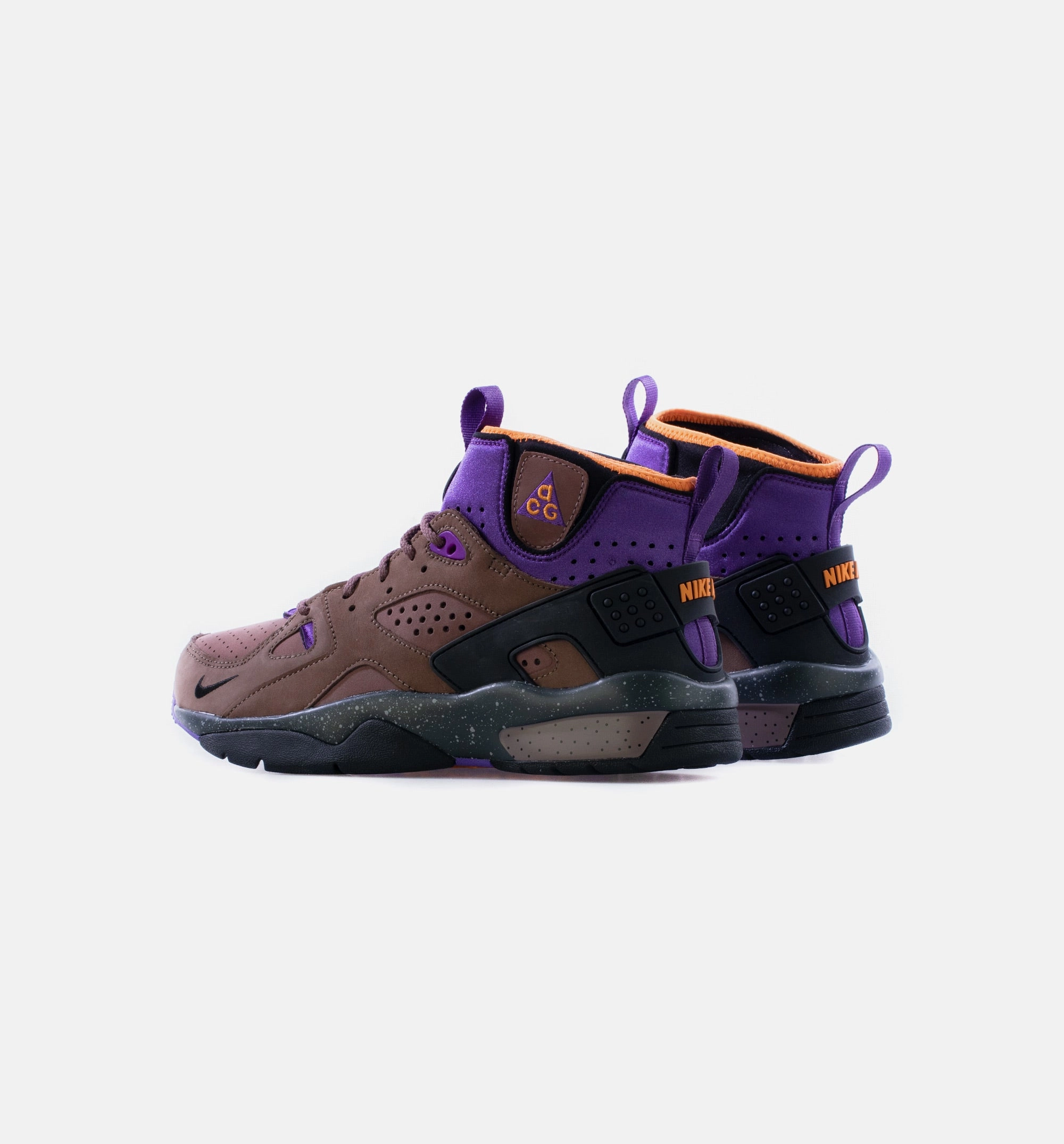 Trail Running Shoes 10.5 ACG Air Mowabb Trail End Brown Mens Lifestyle Shoe - Brown/Purple/Black