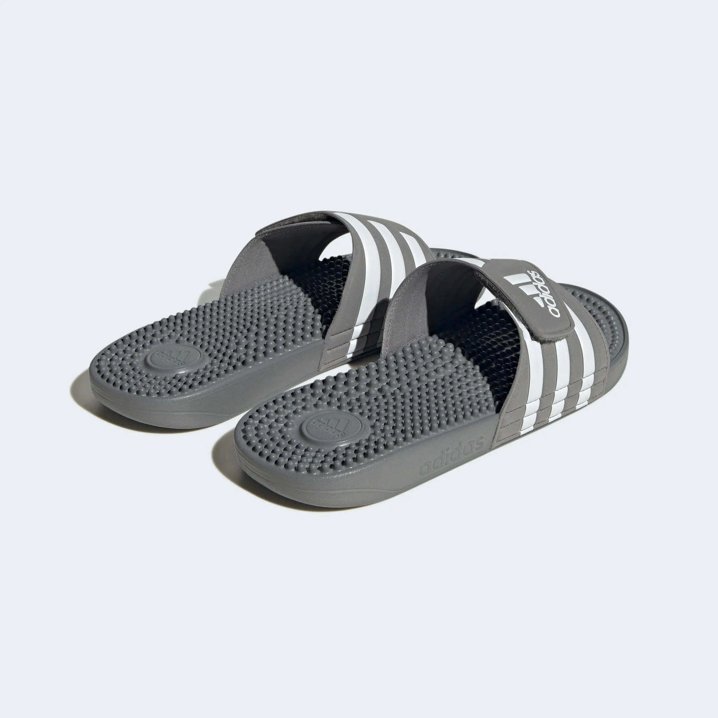 adidas Adissage - Grey - White Soccer Cleats Sales