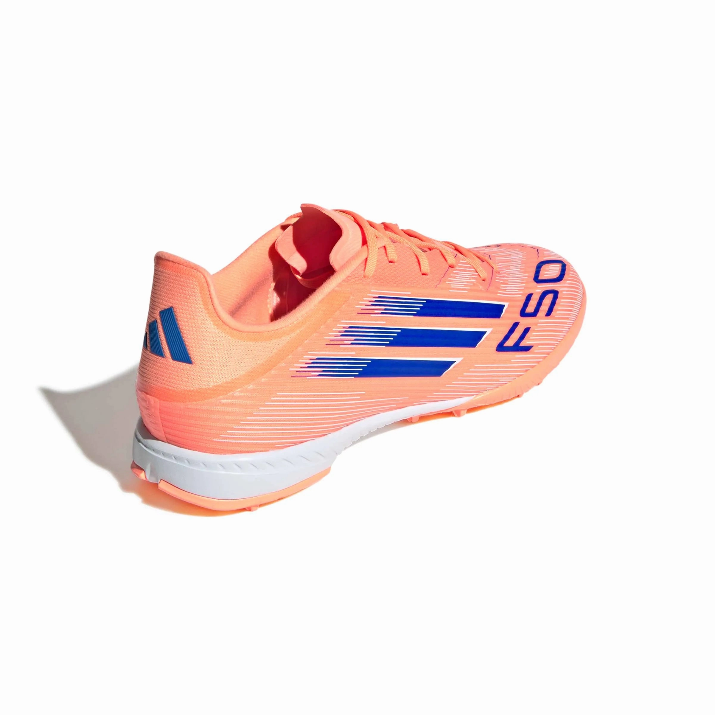 The New Soccer Cleats adidas F50 League Turf Soccer Shoes - Coral Blaze Pack (FA25)