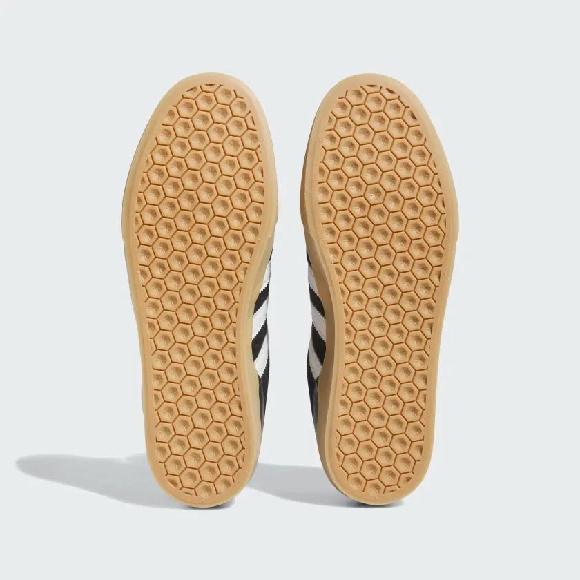 Skate Grosso Mid Adidas Skateboarding Busenitz Vulc II Skate Shoes - Core Black/Cloud White/Gum3