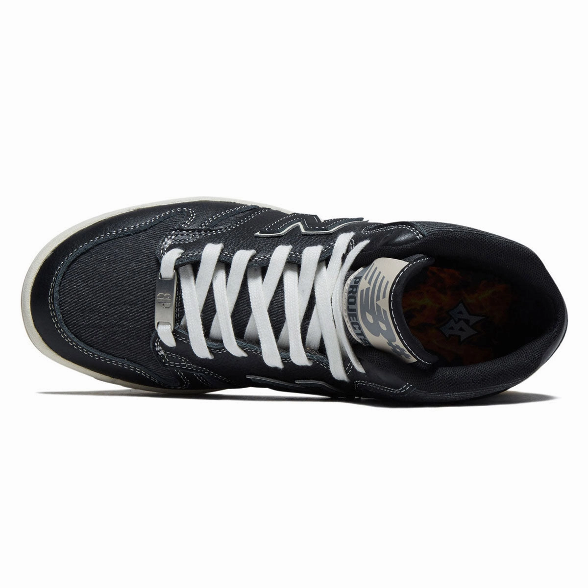 New Balance 480 Hi x Brooklyn Projects Shoes - Black 112 Pro Skate Shoes