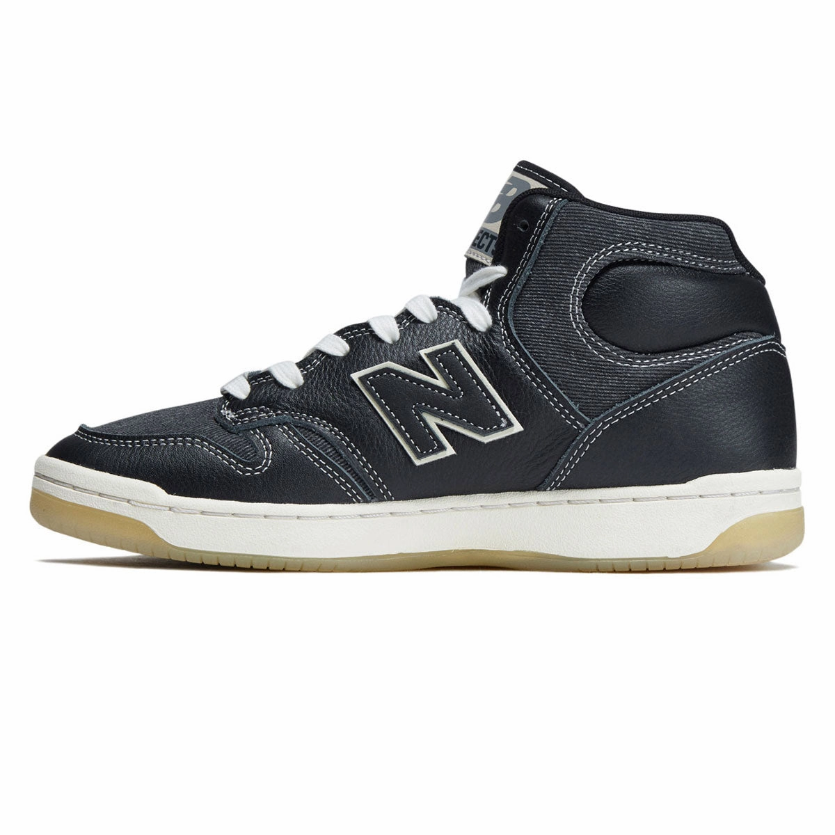 Chad Muska Skate Shoes New Balance 480 Hi x Brooklyn Projects Shoes - Black