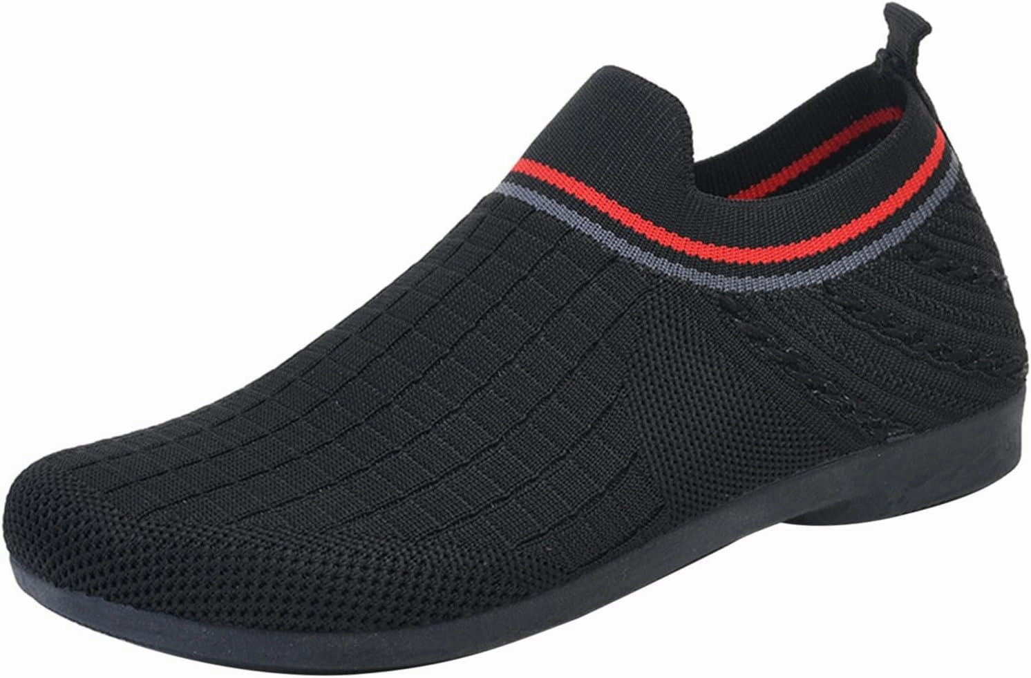 Women's Woven Sneakers Lightweight Slip-On Grip Indoor House Slippers Non-Slip Barefoot Walking Shoes Mesh Breathable Low Top Sneaker Cloudsteppers Sneakers