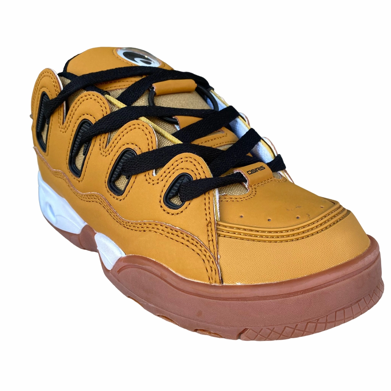 Osiris scarpe da skate da uomo 3D OG 1371-2396 marrone chiaro Canvas Vs Suede Skate