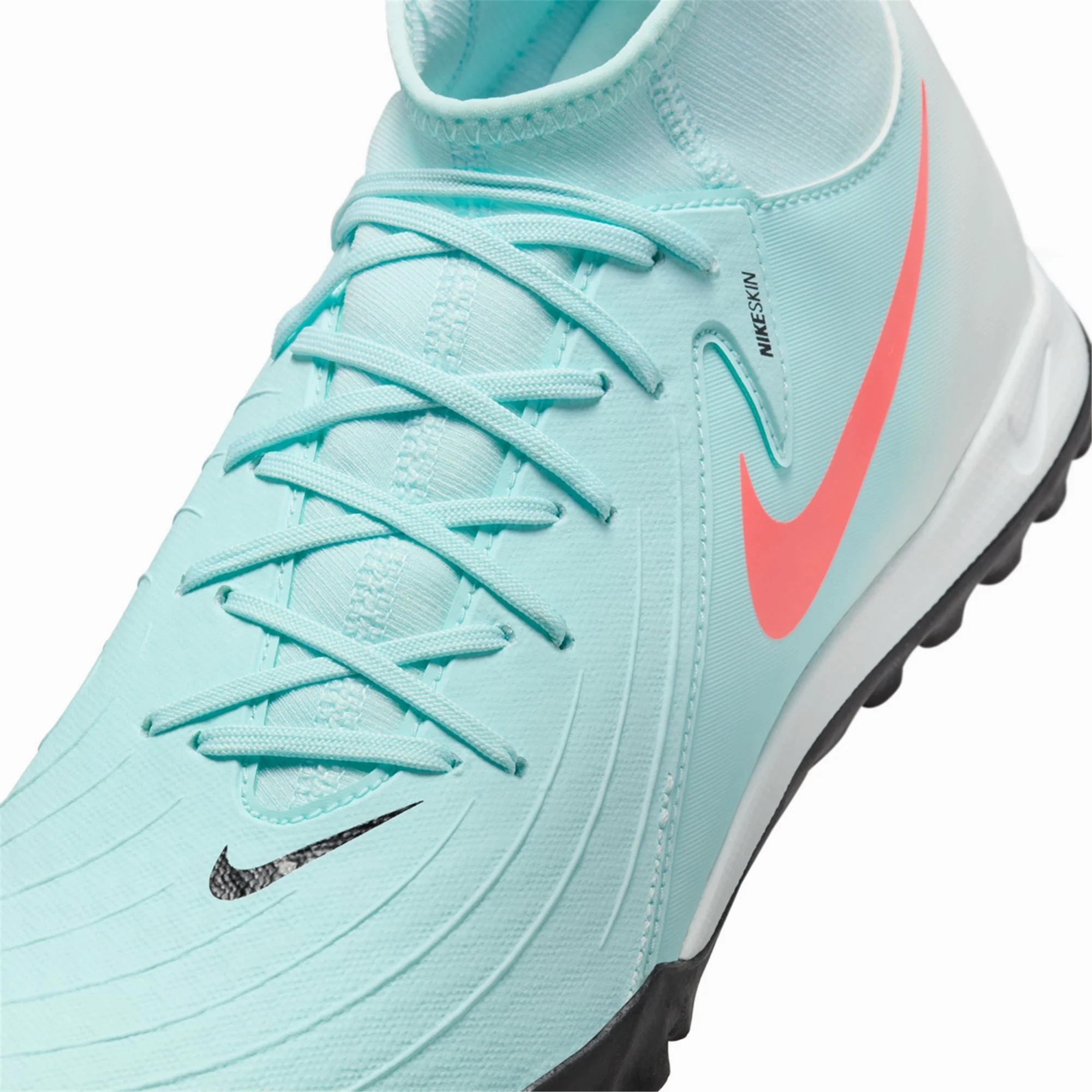 Coolest Custom Nike Shoes Nike Phantom Luna II Academy Turf Soccer Shoes (Mint/Atomic Red)