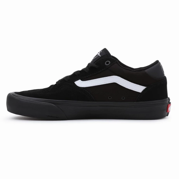 Vans Rowan Skate Shoes Black/Black/White Skate Shoe Deals