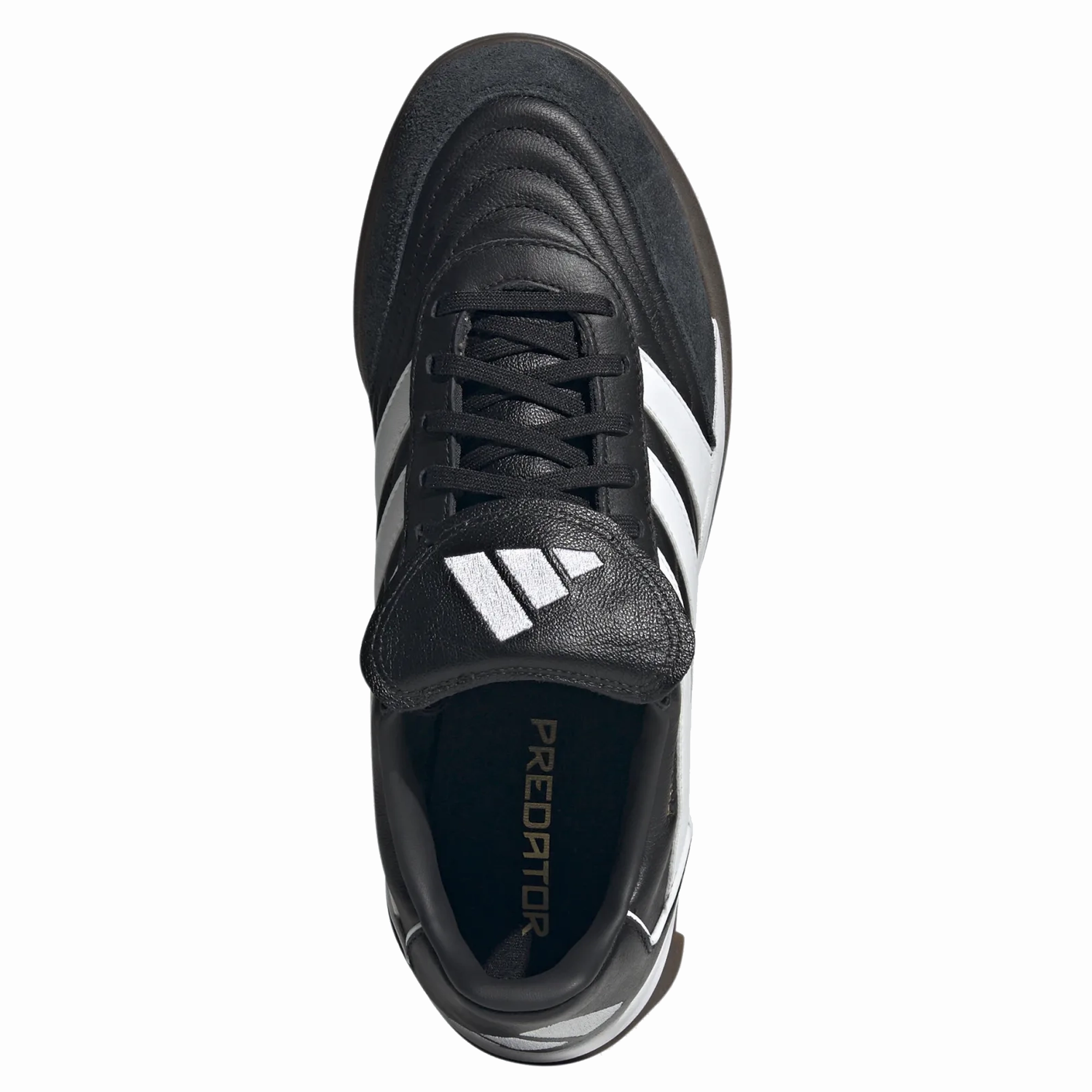 Soccer Cleat Size Converter adidas Predator Turf Trainer (Black/White/Gold Metallic)