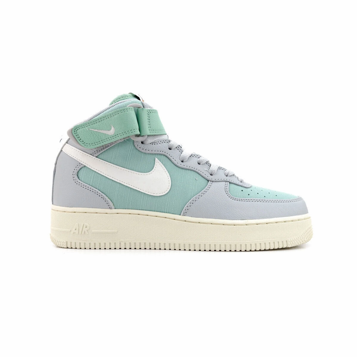 AIR FORCE 1 MID 07 LX GREY FOG SAIL ENAMEL GREEN High Heel Brogues