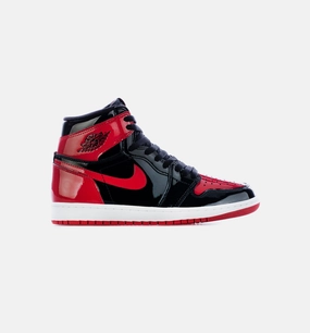Vm Air Nike Shoes Air Jordan 1 High OG Patent Bred Mens Lifestyle Shoes - Black/White/Varsity Red Limit One Per Customer