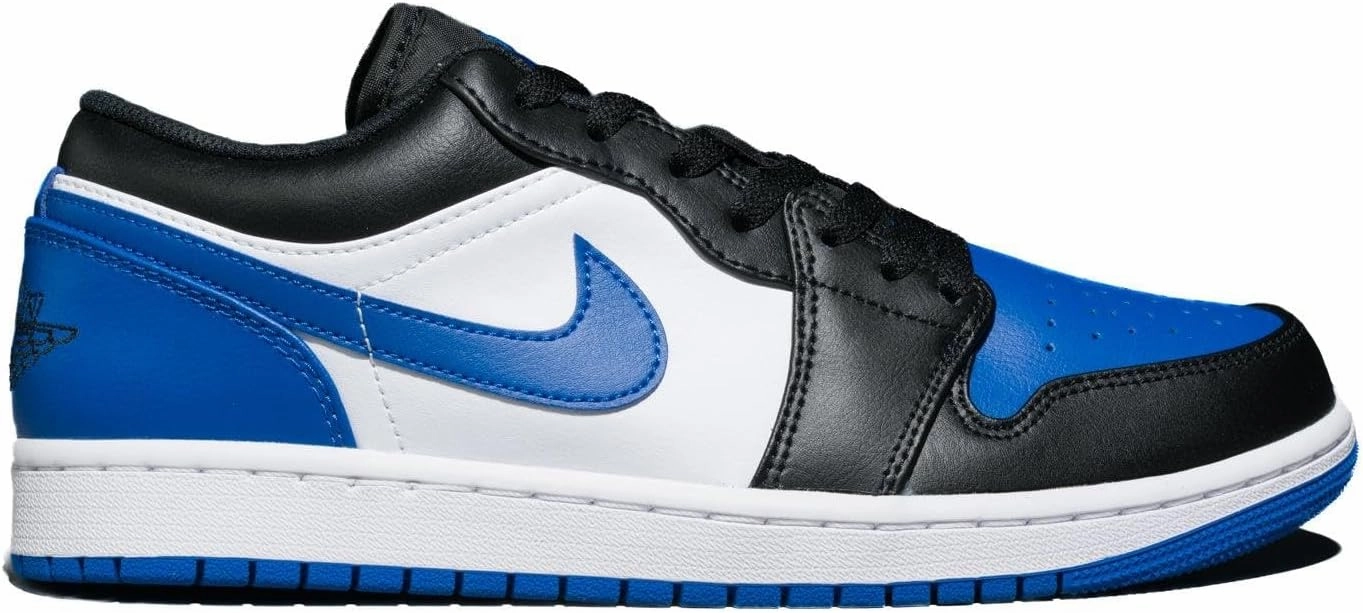 Air Jordan 1 Low Men's White/Royal Blue-Black-White 553558-140 7 Nike Sb Janoski Shoes