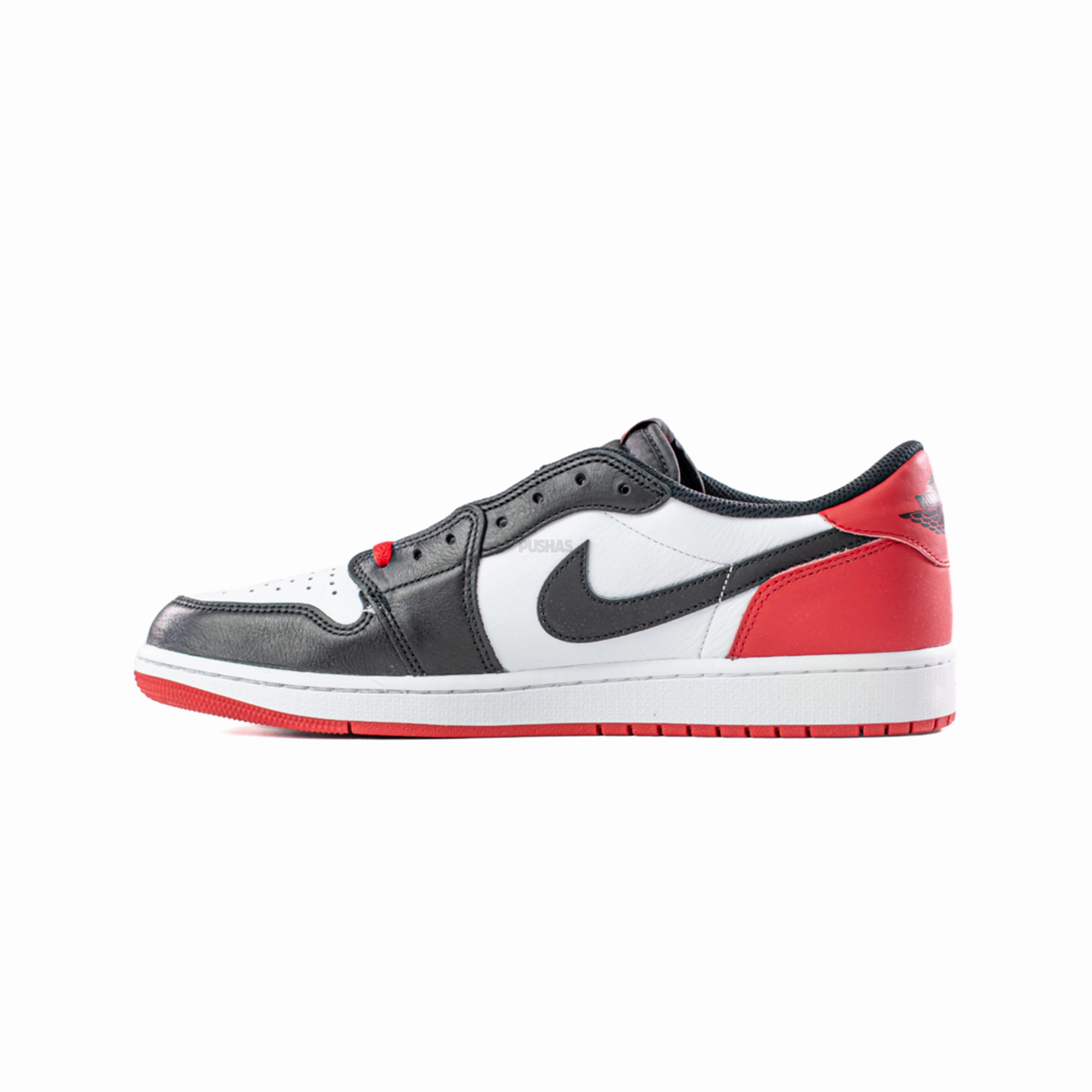 Air Jordan 1 Low Retro OG 'Black Toe' (2023) Mens Basketball Shoes 12.5