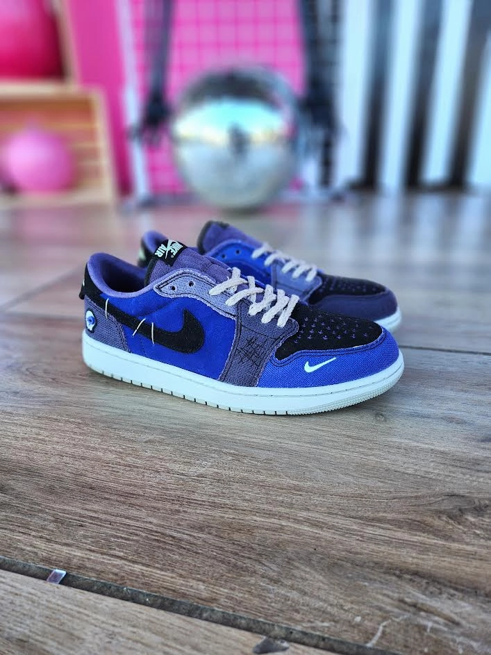 Air Jordan 1 Retro Low X Zion Williamson 'Voodoo Alternate' H&m Brogues