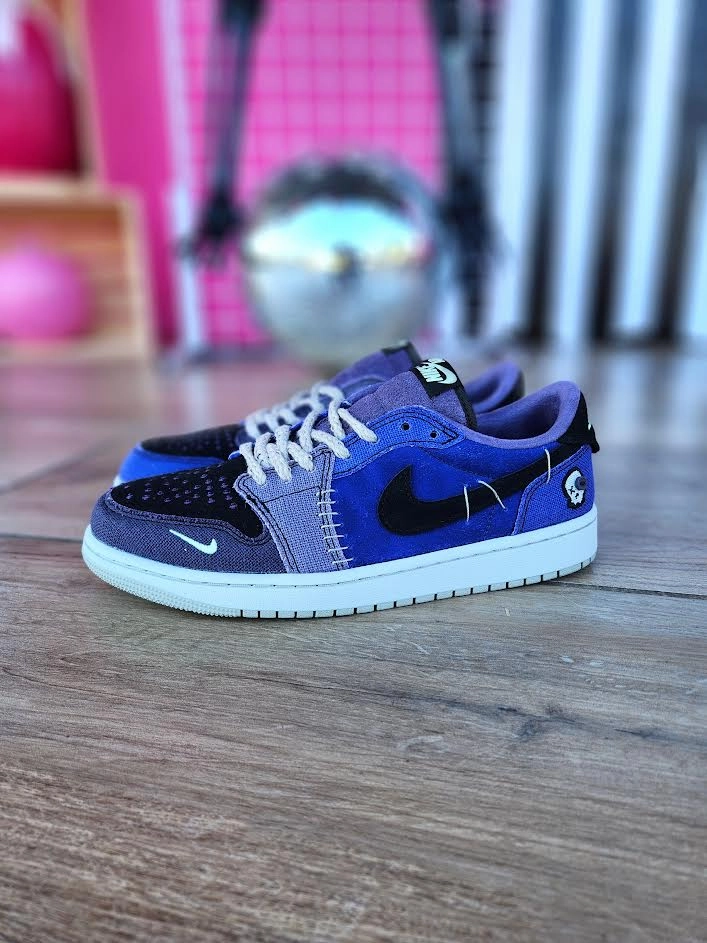 Air Jordan 1 Retro Low X Zion Williamson 'Voodoo Alternate' Brogue English