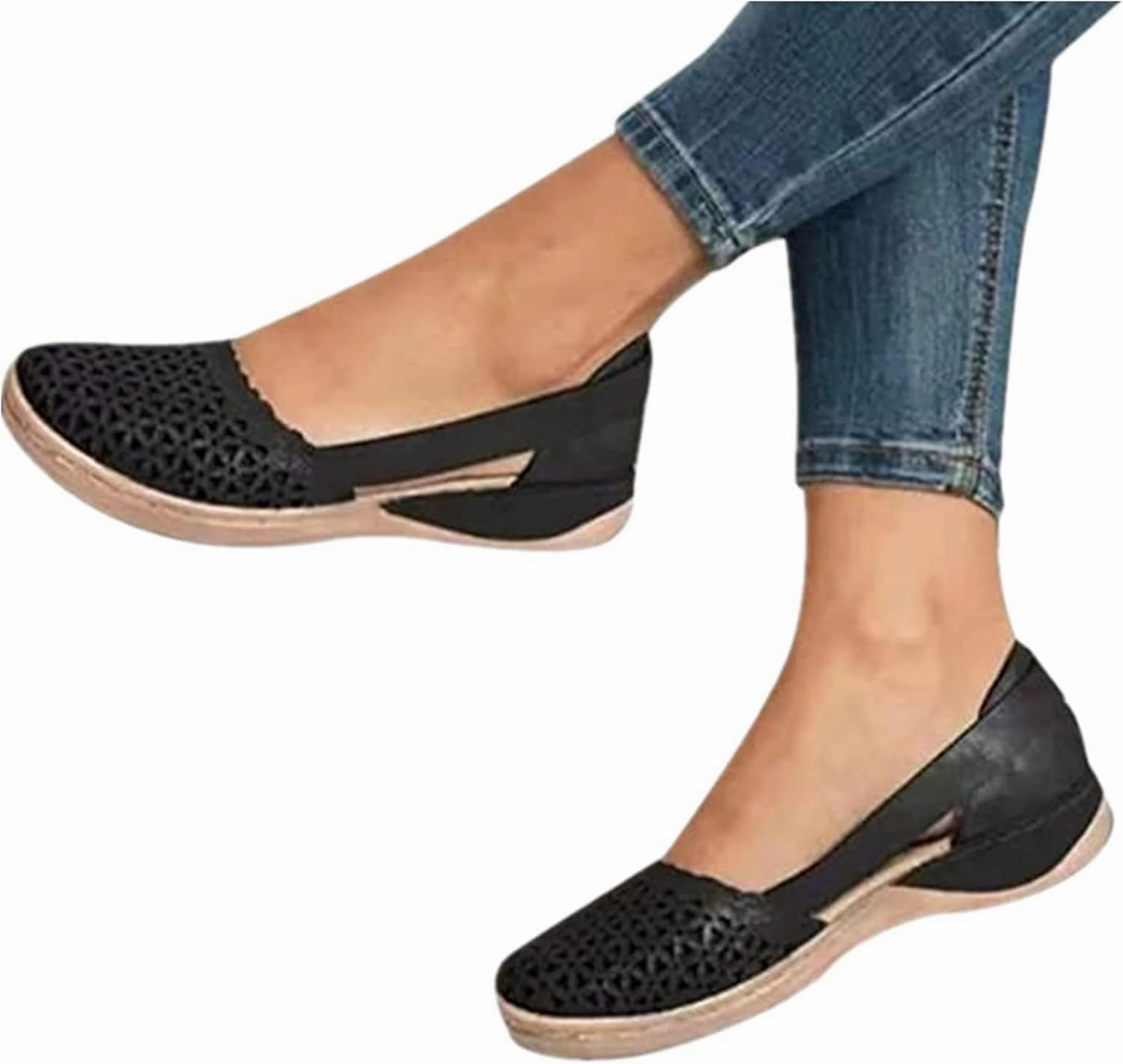 Store Sneakers Ladmiple Sneakers For Women Slip On Low Top Fashion Dressy Casual Summer Comfort Non Slip Walking Shoes Flats Loafers