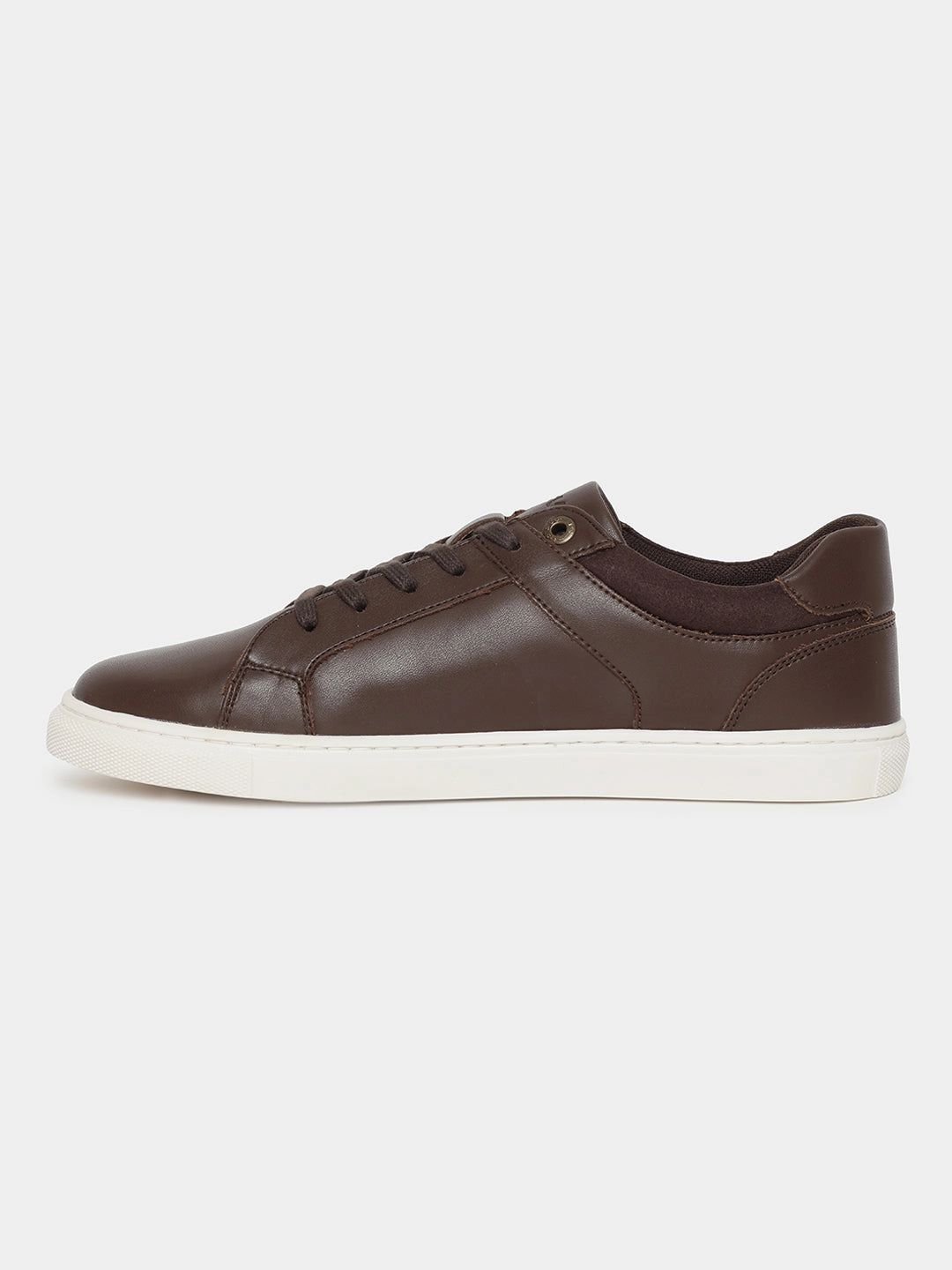 Men's Brown Solid Shoes Sneakers Are Ugly