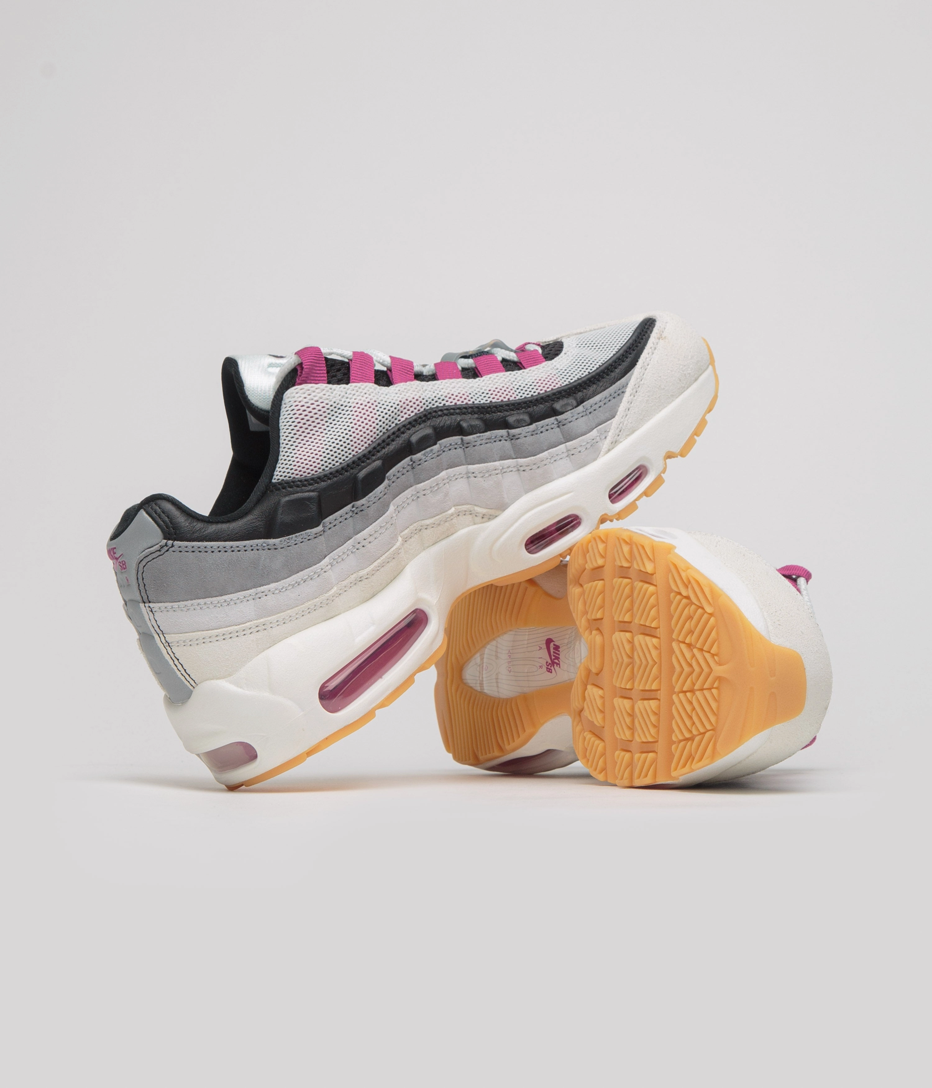 Nike SB Air Max 95 Shoes - Summit White / Cactus Flower - Photon Dust Good Nike Volleyball Shoes