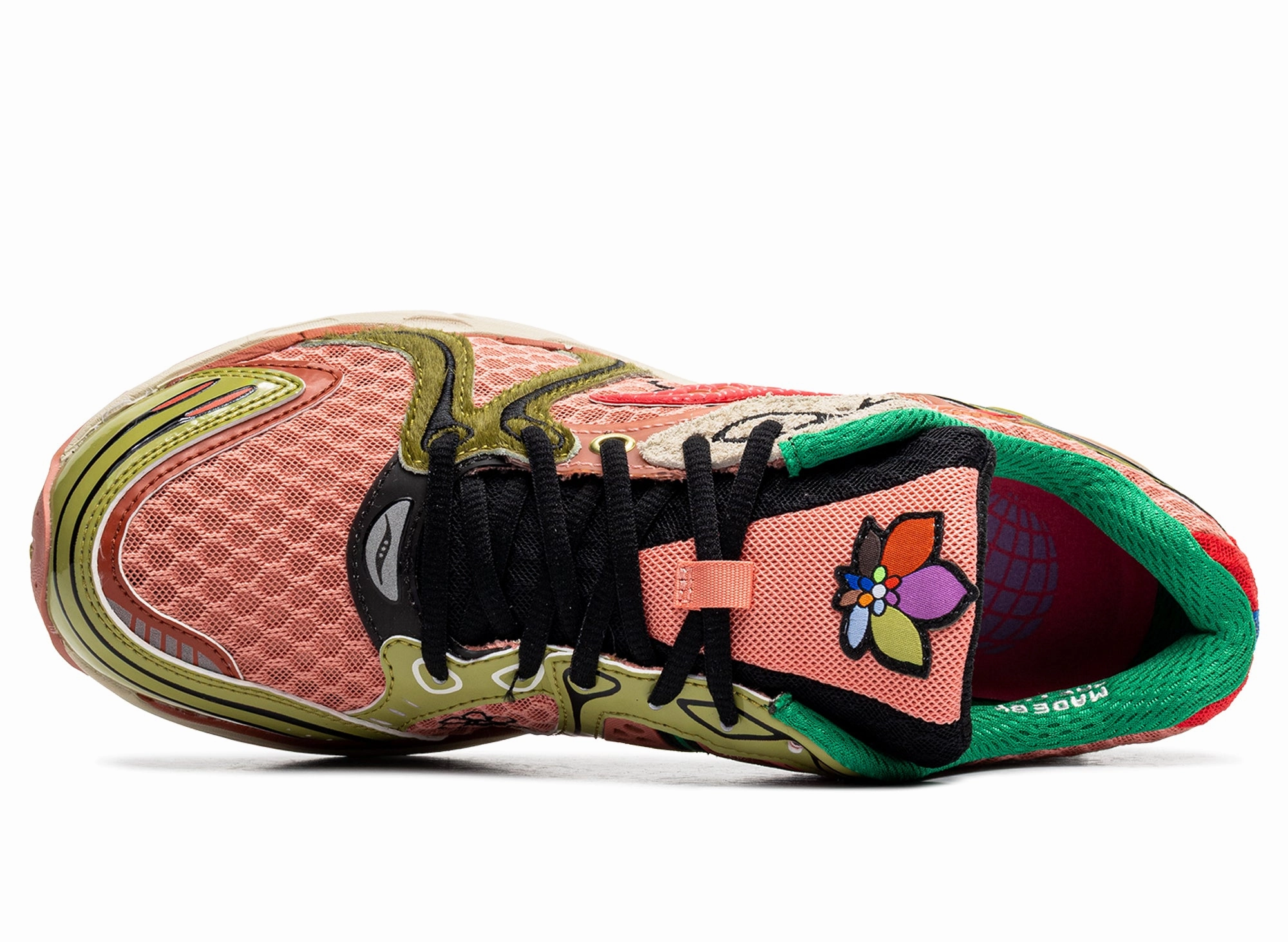 Price Asics Volleyball Shoes Saucony x Jae Tips Progrid Triumph 4 in Peach / Leaf