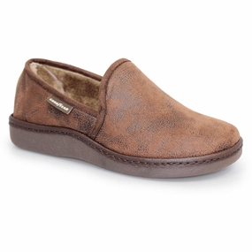 Goodyear Mens Slipper KMG021 Brown Childrens Warm Slippers