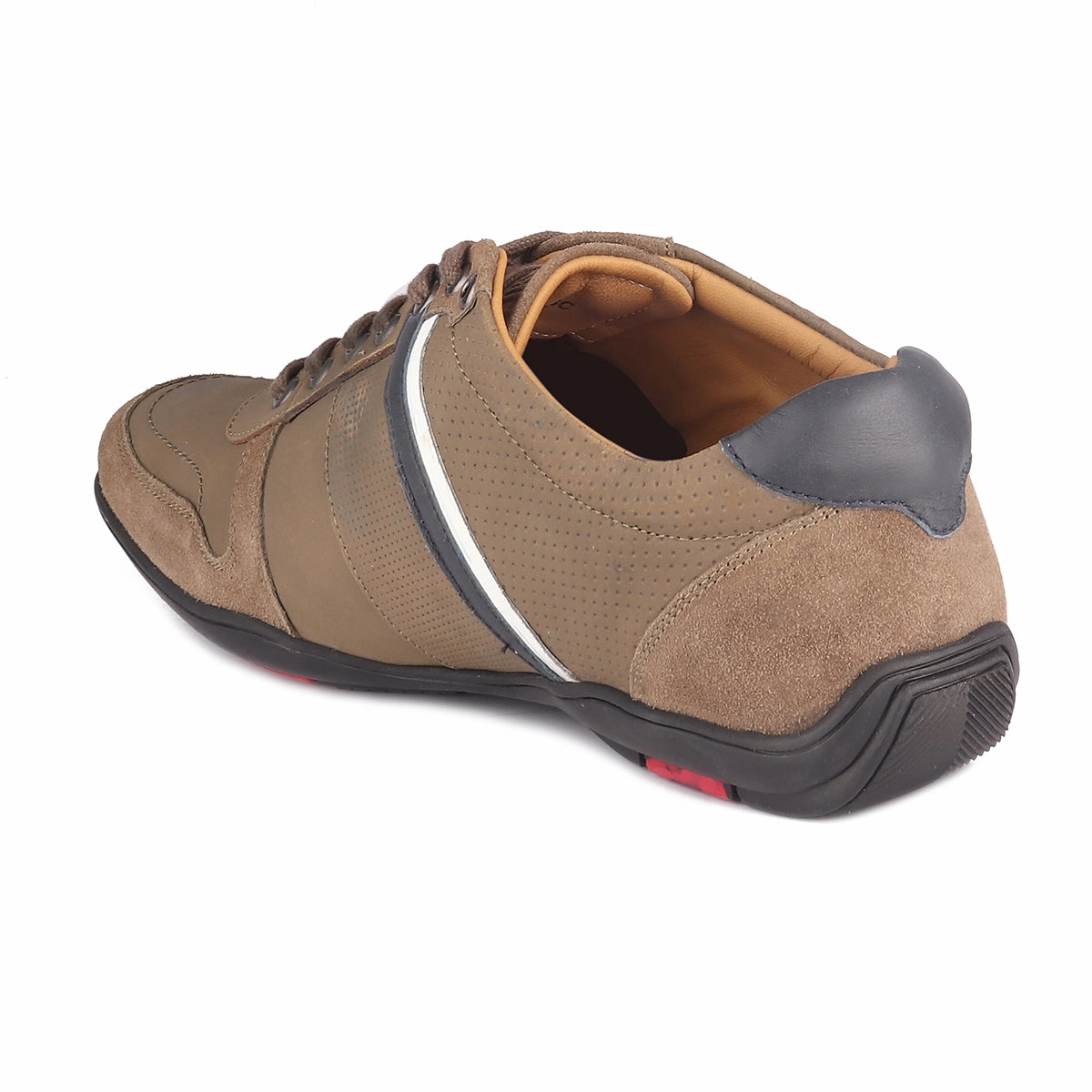 Red Chief Olive Green Casual Shoes for Men RC3755 G0045 Unlined Climbing Shoes