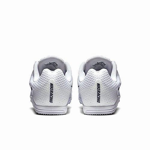 Nike Airmax Shoe Zoom Rival D Distance Track Spikes Shoes White Racer Blue Size 3 1.5