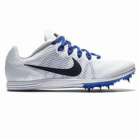 Air Nike Jordan Shoes Zoom Rival D Distance Track Spikes Shoes White Racer Blue Size 3 1.5
