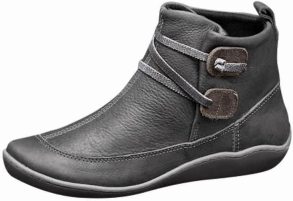 AMDBEL Ankle Boots for Women Cut Out Slip On Short Chunky Stacked Heel Perforated Side V Cut Western Booties Cutout Shoes Shyanne Cowboy Boots