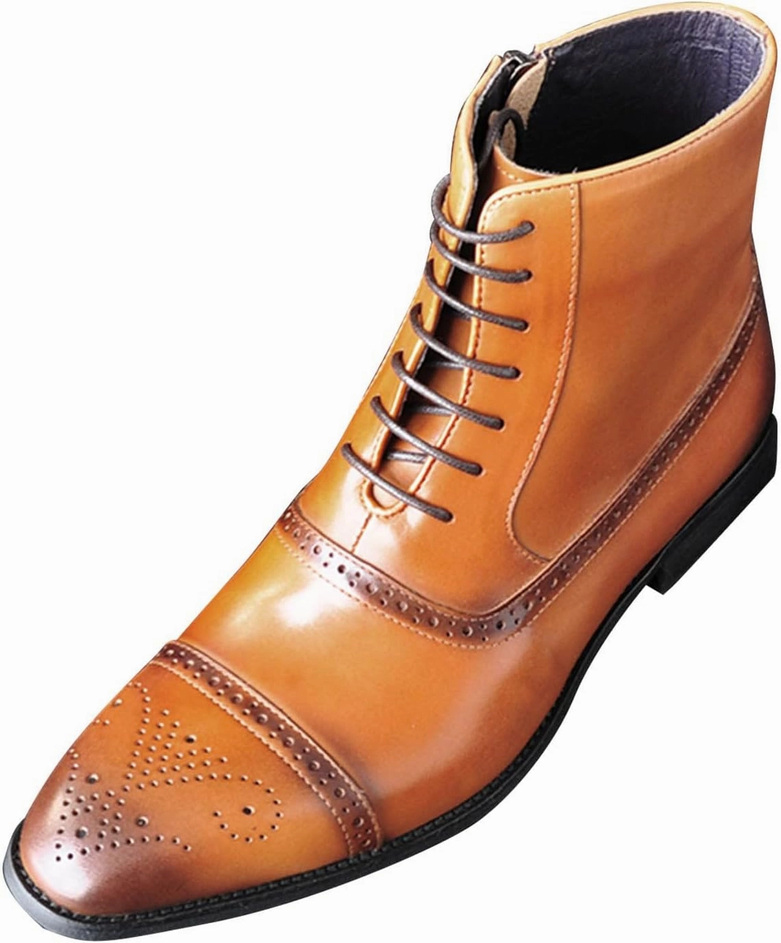 Men's Dress Shoes Loafers Mens Shoes Classic Business Leather Shoes Fashion Casual High Top Lace Up Black Dress Shoes Snow Rain Boots