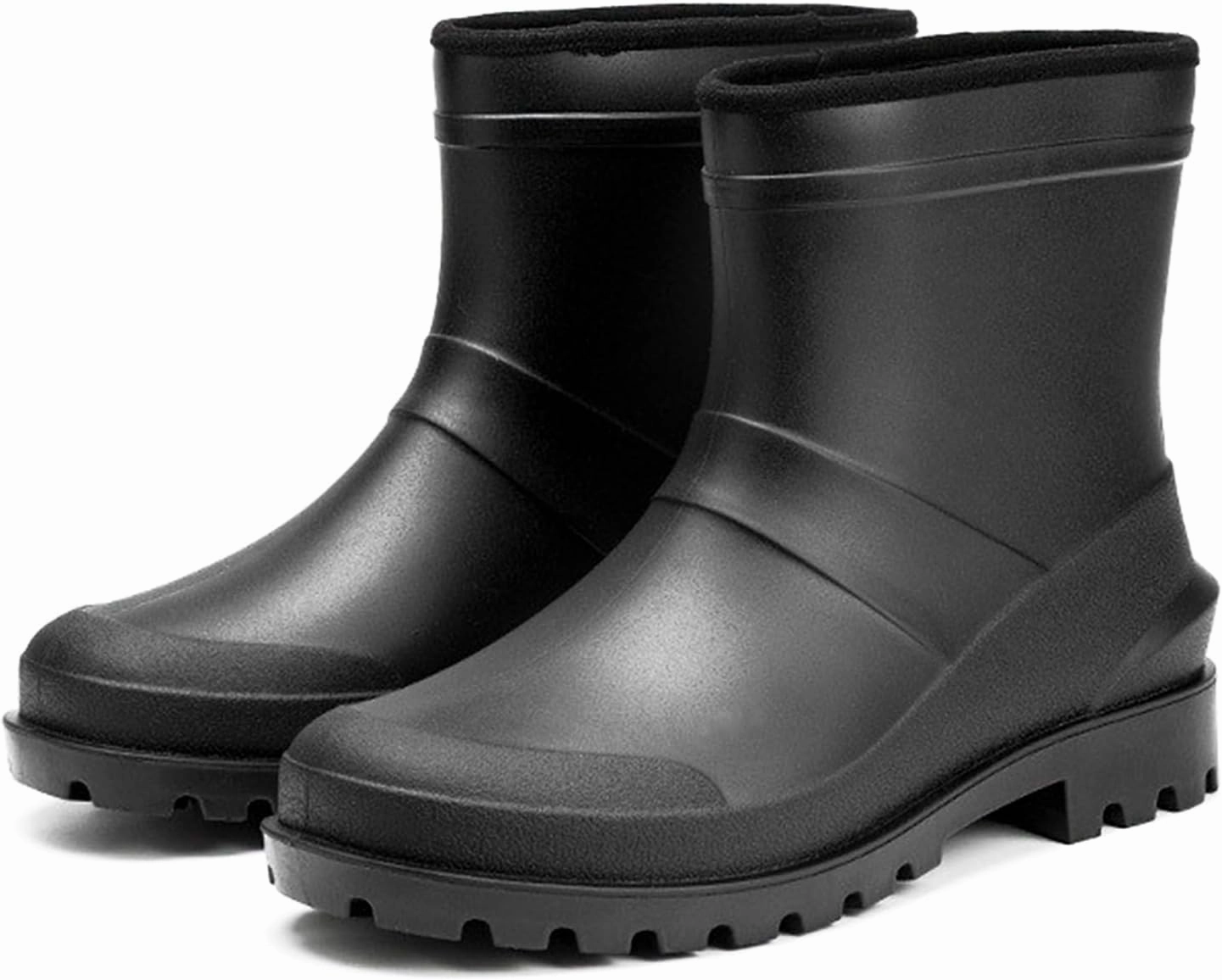 Rain Boots Ankle Rubber Rain Boot Mens Ankle Rain Shoes Waterproof Garden Boots Mens Short Rain Boots