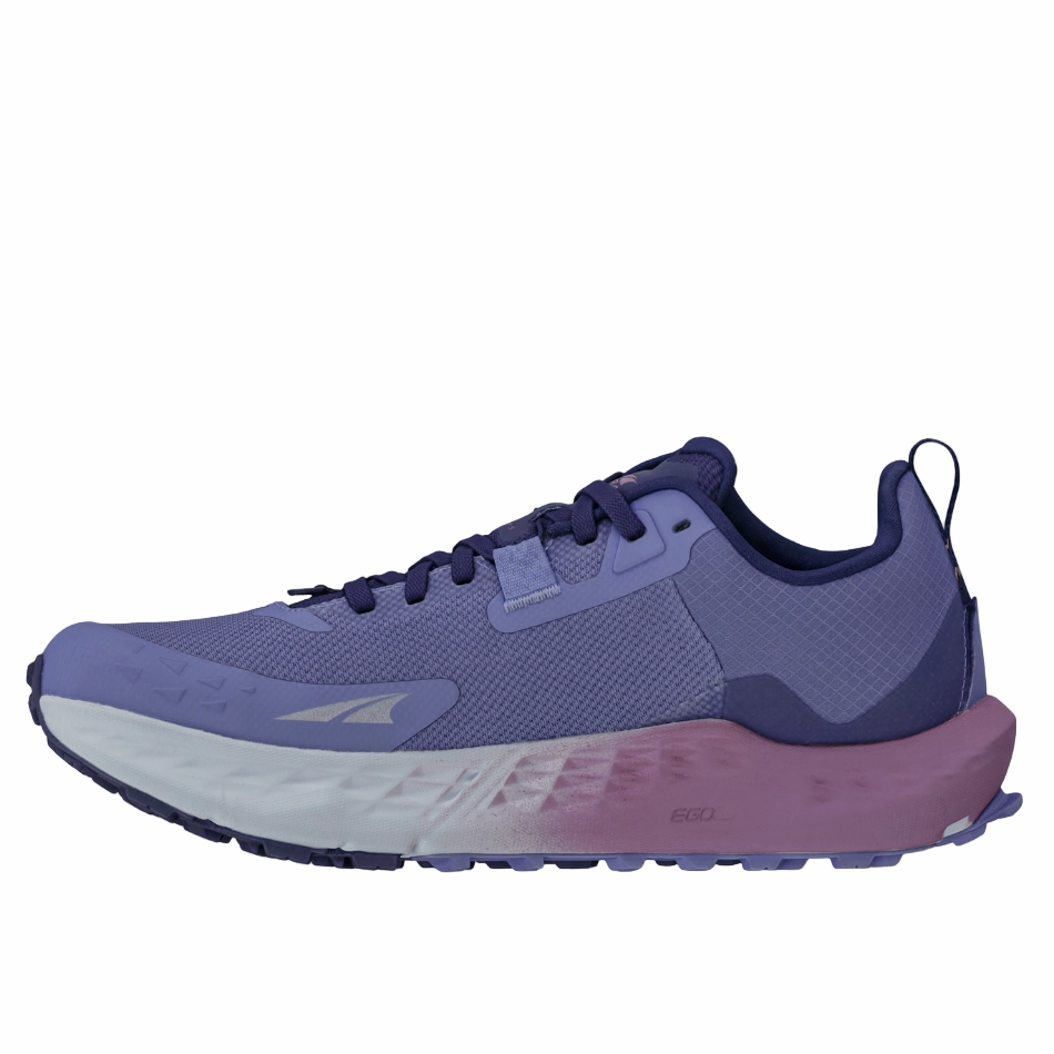 Ladies Moab Waterproof Hiking Shoe Altra Women's Timp 5 GTX Trail Running Shoes in Purple AW25