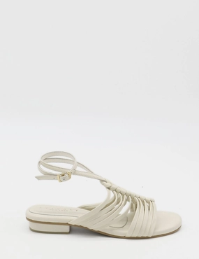 Aphrodita braided crochet sandals in white leather women shoes Sandals South Jamaica