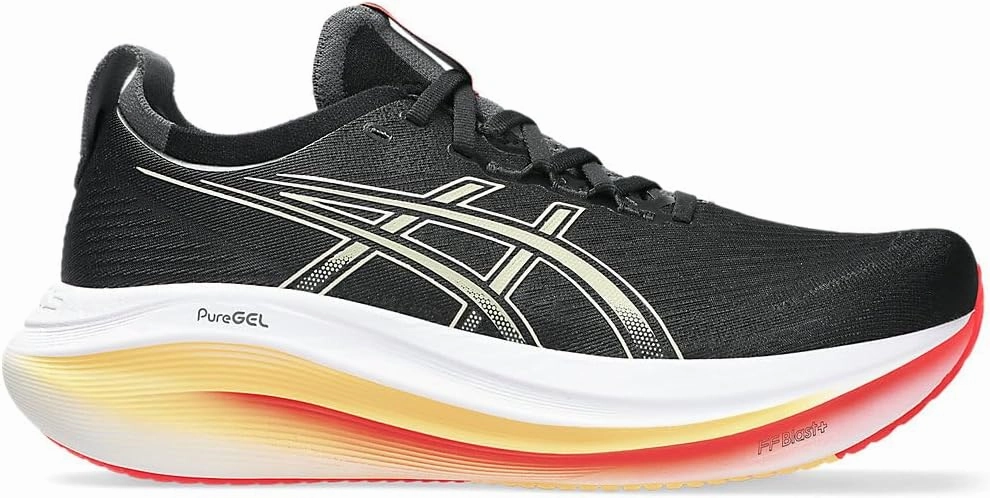 ASICS Men's Low-Top Sneakers, Black Khaki, 9.5 Asics Overpronation Walking Shoes