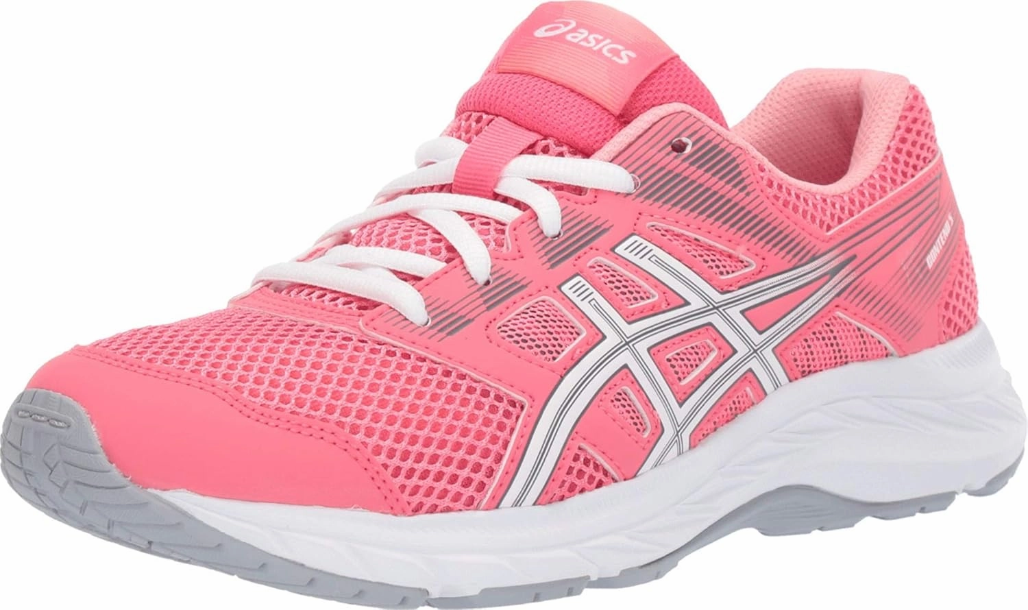 ASICS Girl's, Gel Contend 5 GS Running Sneakers Pink 6 M Asics Shoes Cross Training