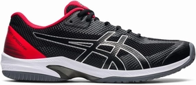 Dave Schultz Asics Wrestling Shoes ASICS Men's Court Speed FlyteFoam Tennis Shoes, 12, Black/Black