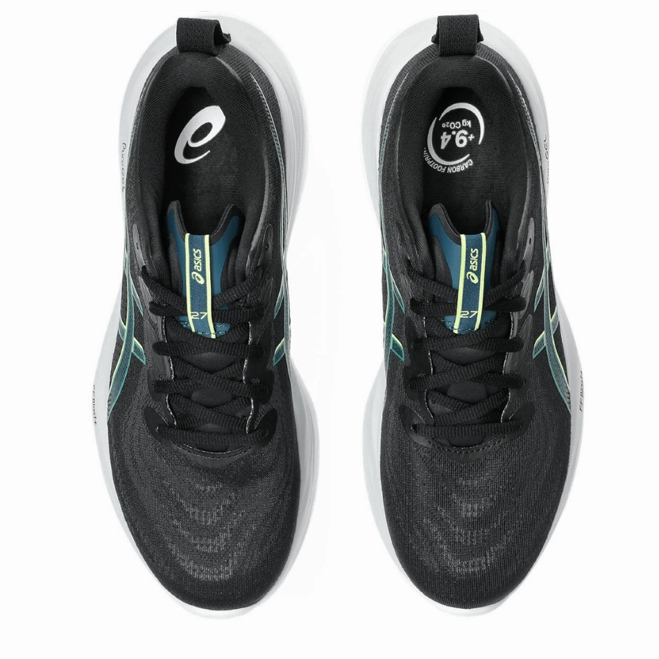 Asics Gel Quantum 360 Shift Mx Running Shoes ASICS Men's GEL-CUMULUS 27 Running Shoes in Black/Lucid Yellow AW25