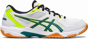 Mexico Asics Shoes ASICS Men's Gel-Rocket 10 Volleyball Shoes, 12, White/Velvet Pine