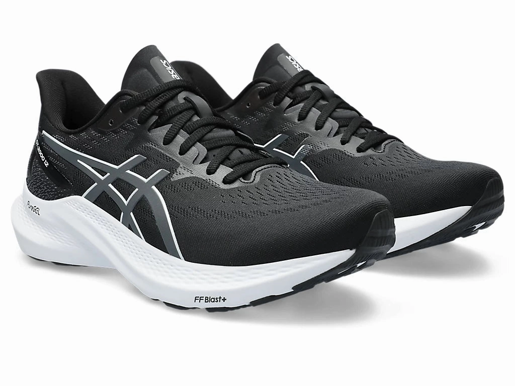 Asics Mens GT-2000 12 Wide- Black/Carrier Grey (1011B689-002) Kohls Running Shoes Asics