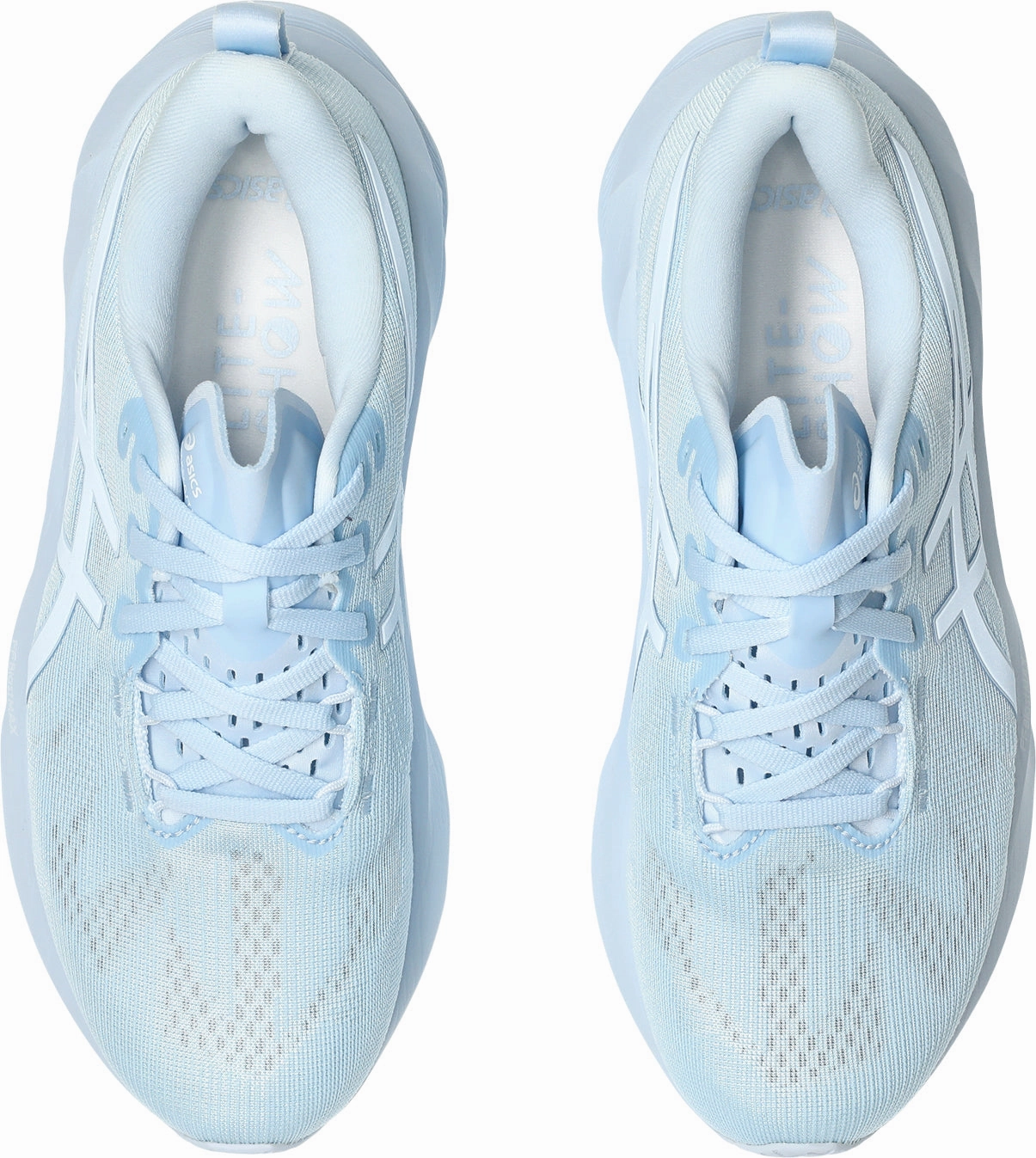 Asics NovaBlast 5 Lite-Show Womens Running Shoes - Blue Asics Running Shoes Academy