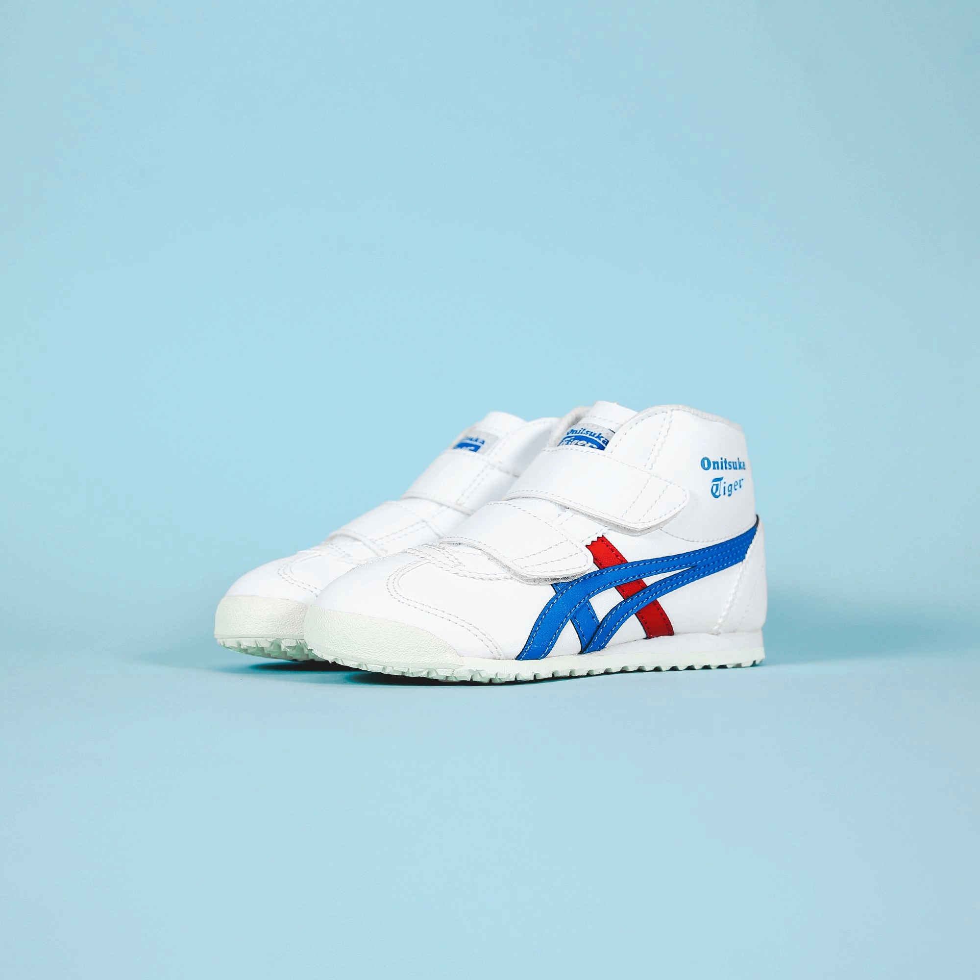 Asics Tennis Shoes For Wide Feet Asics Pre-School Mexico Mid - White / Blue