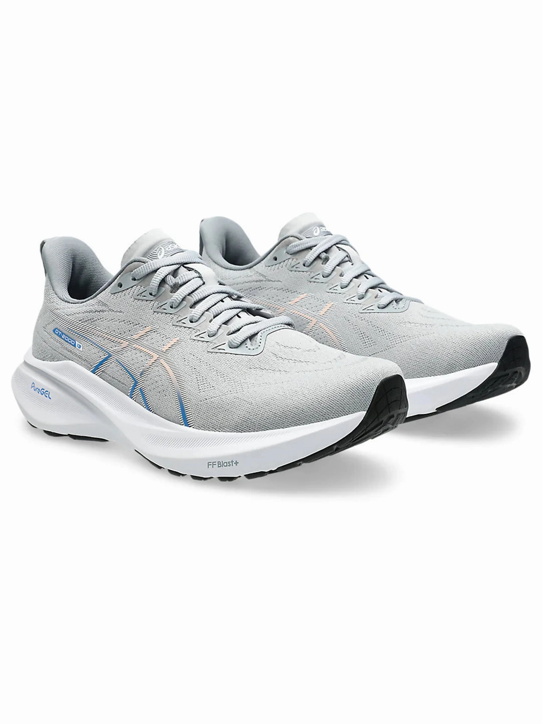 Asics Womens GT-2000 13 Wide- Piedmont Grey/White (1012B667-022) Asics Metarun Running Shoes