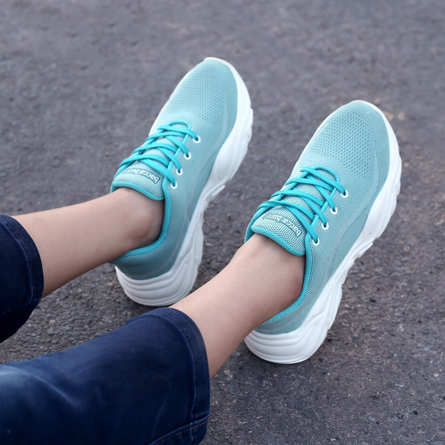 Bacca Bucci BUBBLES Women Chunky Platform Sneakers Tour Dominant 2 Badminton