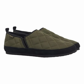 Holland Clogs Dutch Slippers Barbour Mens Slipper Hall Olive