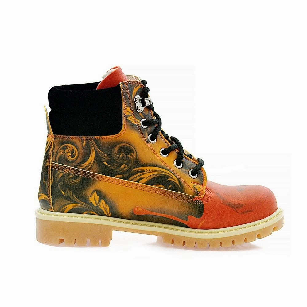 Lurid Casper Skull Short Boots ACAT101 Cheap Knee High Boots