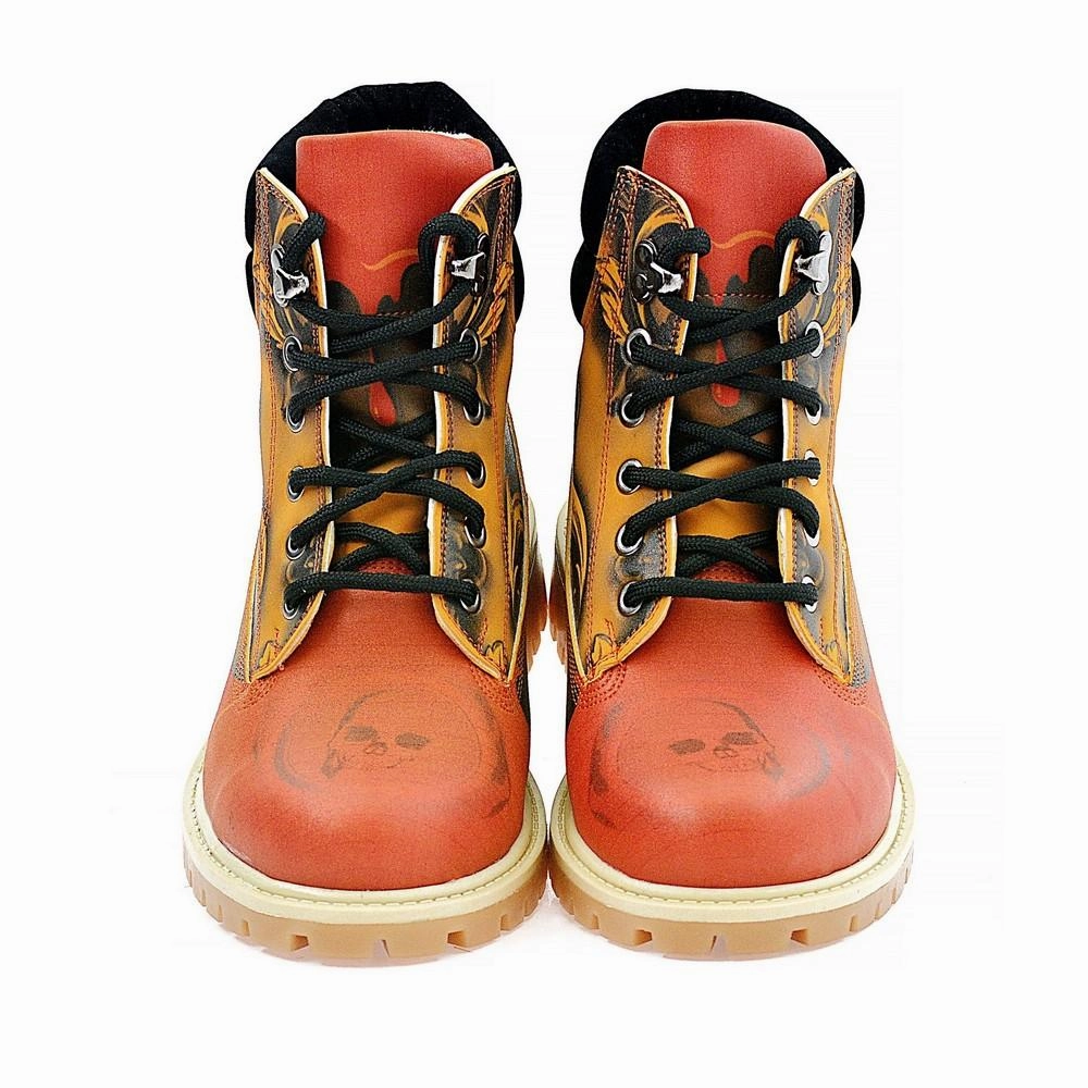 Elliotts Boots Alcoa Tn Lurid Casper Skull Short Boots ACAT101