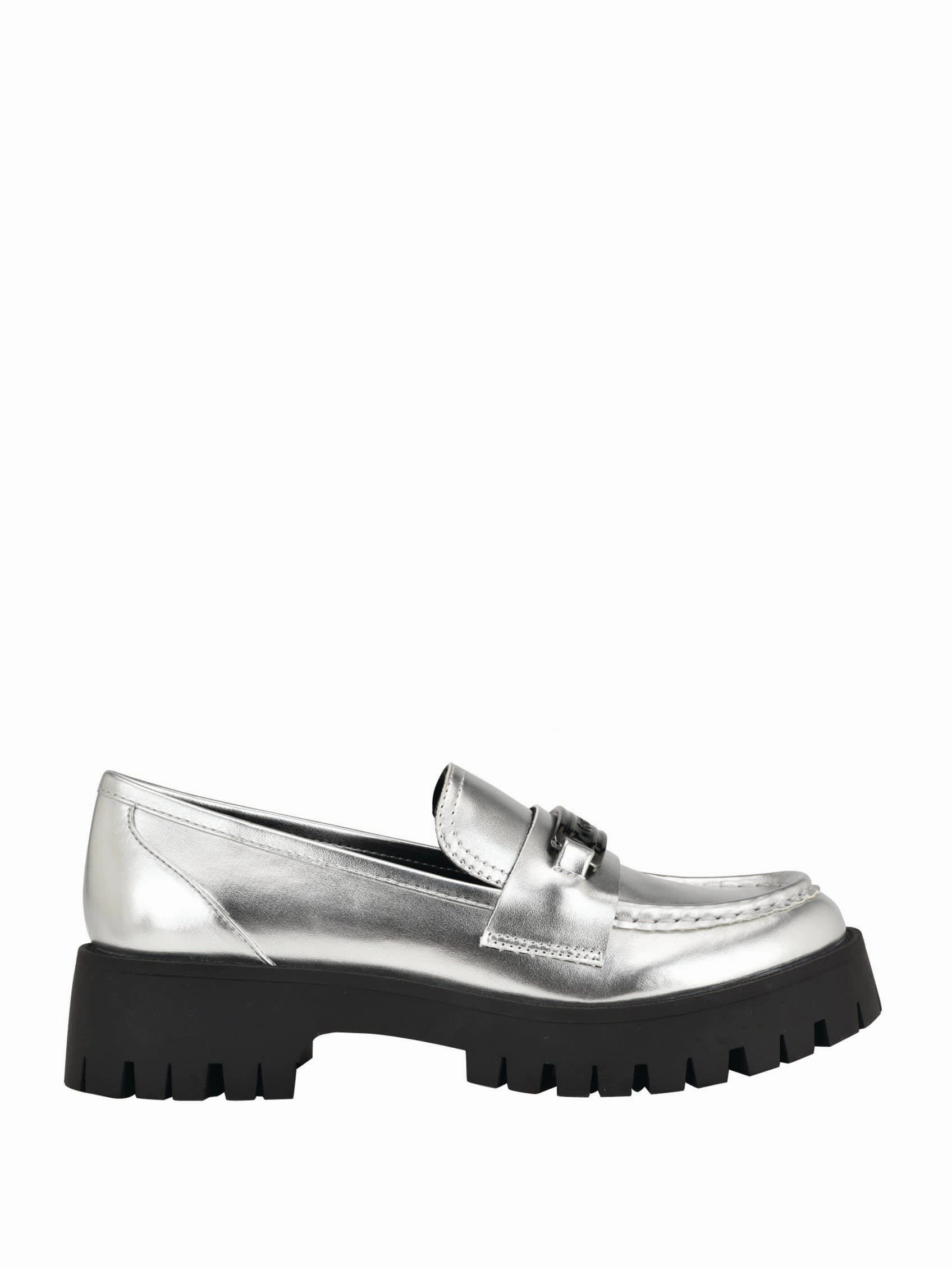 Apply Faux-Leather Logo Loafer Designer Loafers On Sale