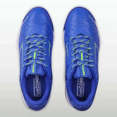 Budget Badminton Shoes Nivia Hy-Court 3.0 Badminton Non Marking Shoes (Blue)